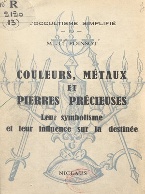 cover image of Couleurs, métaux et pierres précieuses